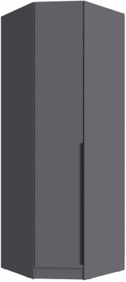 Шкаф угловой Мадрид угол скос, Графит серый