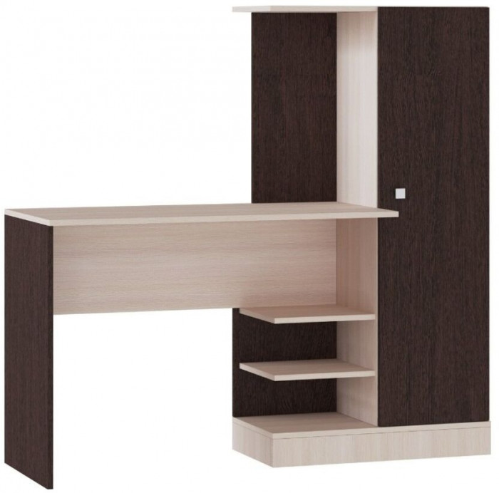 Компьютерный стол Квартет-6 венге/дуб молочный