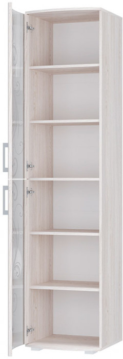 Гостиная "Флоренция" стеклопенал ясень белый