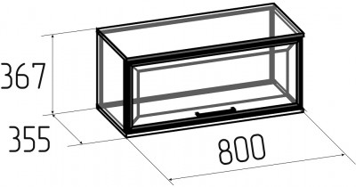 Шкаф навесной Аурелио 4, белый