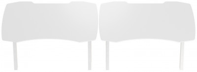 Два игровых стола Мебель--24 GT-2310, цвет белый, ШхГхВ 240х60х73 см.(регулировка высоты столов от 72,5 см. до 73,5 см.)