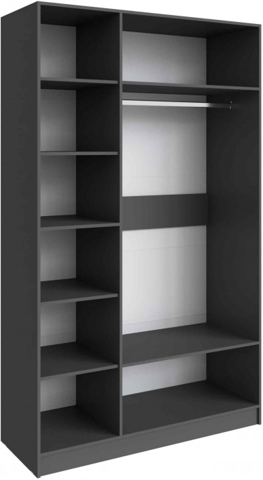 Шкаф Мадрид (1,4) без зеркала графит серый