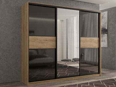 Шкаф-купе Кааппи 9 Эвок Прибрежный 240х45х230 см