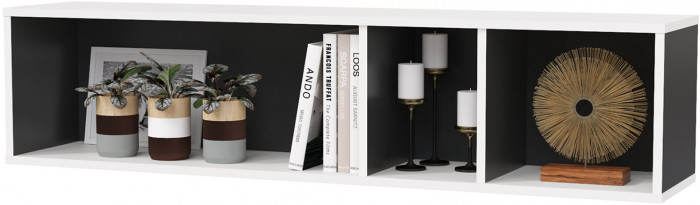 Сидней 15.57 Полка, белый/чёрный