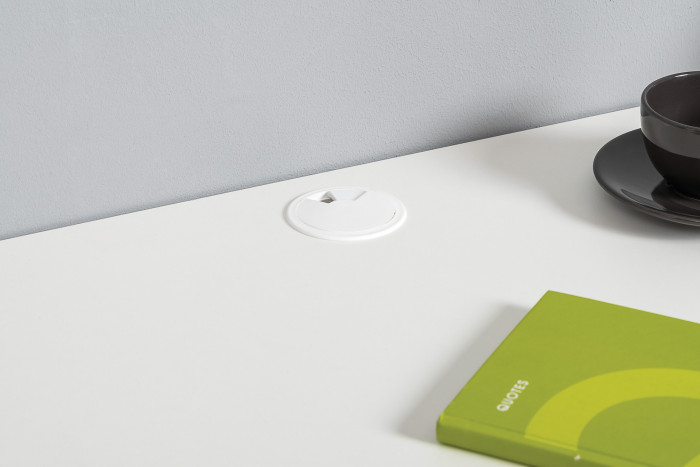 Торонто Компоновка № 02, белый шагрень/стальной серый