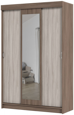 ШКК 551 Бася ЛДСП шкаф-купе шимо темный/шимо светлый