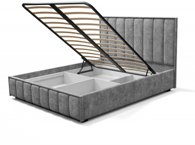 Кровать с подъемным механизмом Мирабель КР-16 (1,6м), Хром