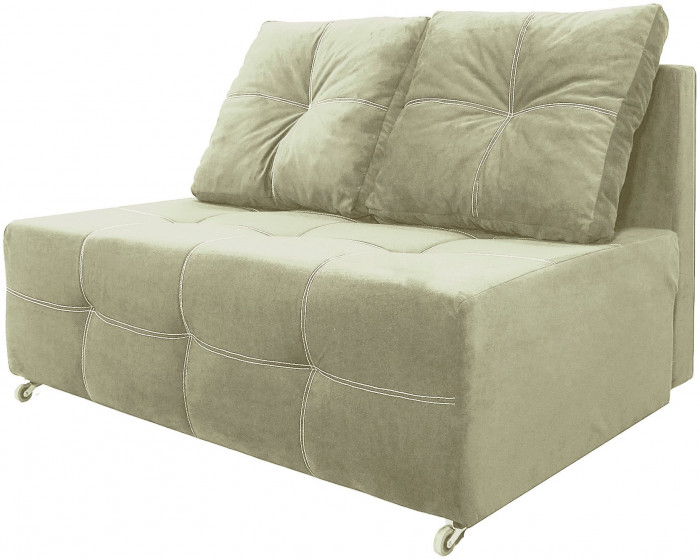 Диван аккордеон Марс Мини велюр бежевый 120