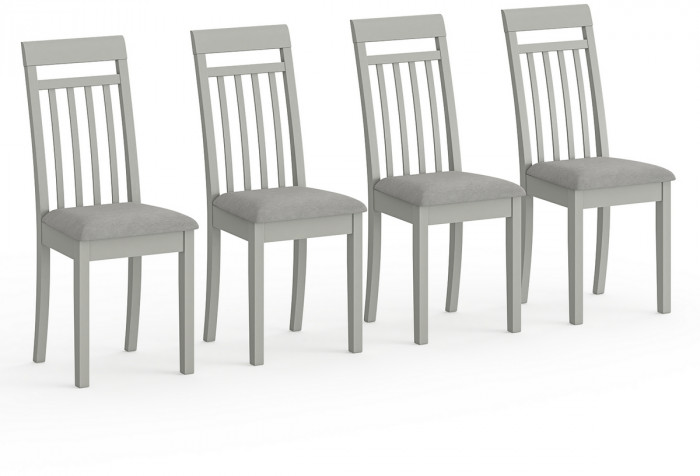 Четыре стула Мебель--24 Гольф-11 разборных, серый