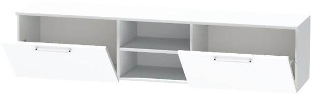 Тумба для ТВ-техники подвесная "Иннэс-7", Белый