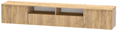 Тумба-3 под ТВ подвесная "Иннэс-7", Дуб крафт золотой