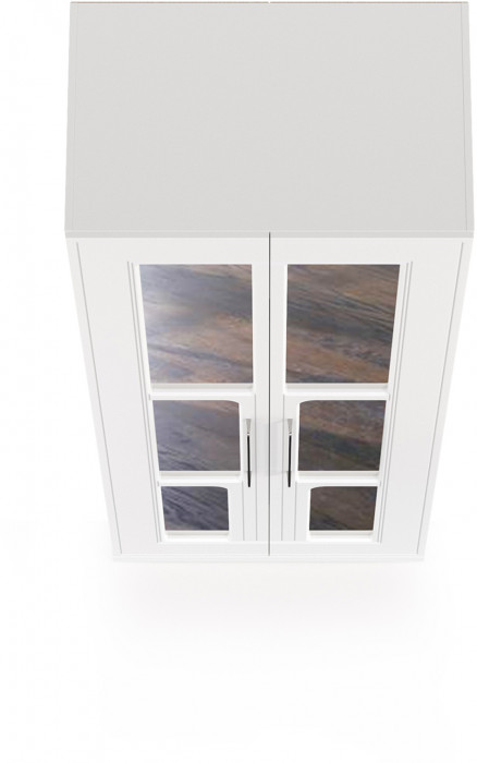 Валенсия Спальня 13.329 Шкаф для одежды, ЛДСП белый шагрень/МДФ белый шагрень