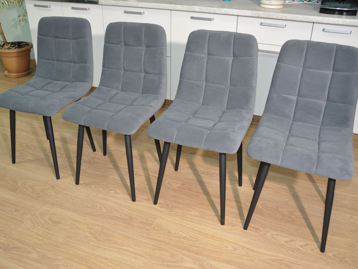 Обеденная группа Колорадо / Стул Х 4 шт. / Веллингтон/черный / бид 21