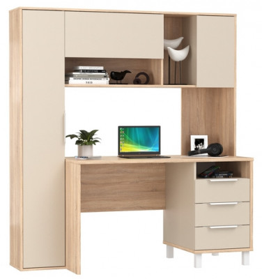 компьютерный стол Комфорт 12.95N, дуб сонома/сатин