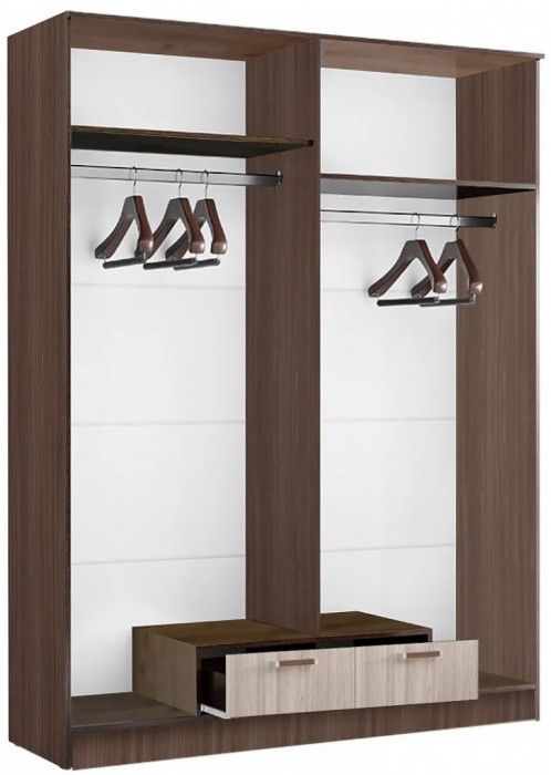 Адель Шкаф 1,6 платяной (Венге / лоредо)