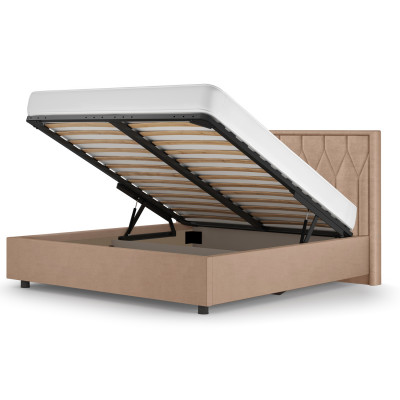 Кровать-10М с подъёмным основанием 1400 латте