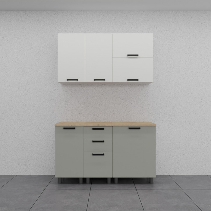 МК Аленушка В 600 Лаванда Молочный, скоба черный