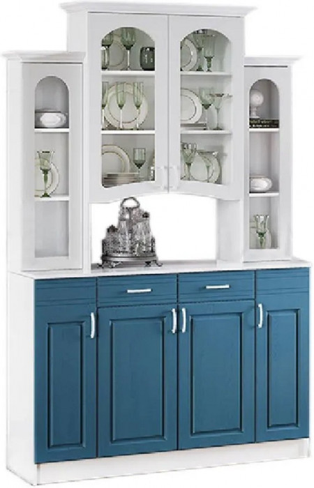 Буфет Констанция 4-х створчатый (Белый матовый)