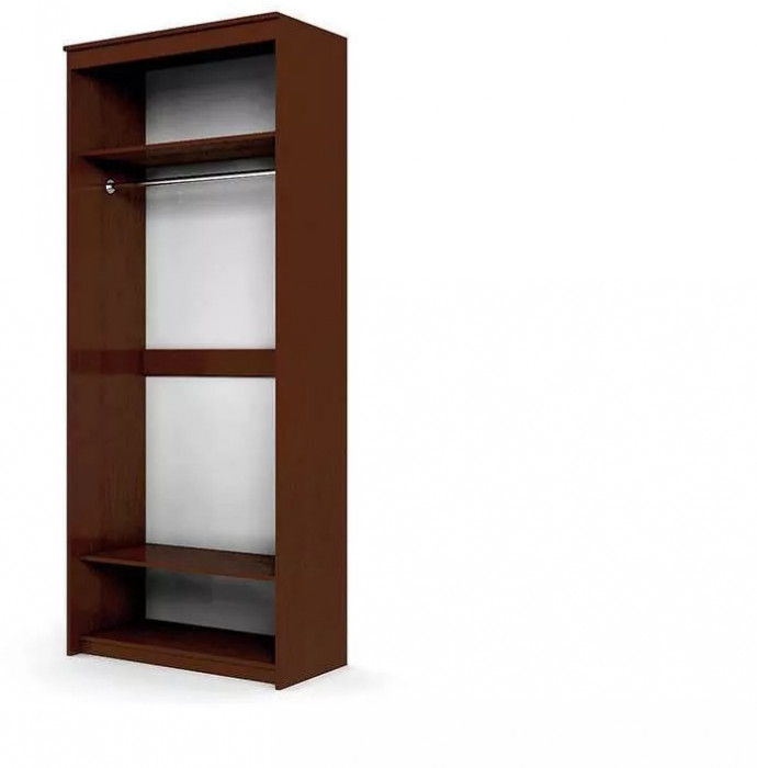 Шкаф купе Модерн 905х600 2-х дверный зеркальный с пескоструем №4 венге