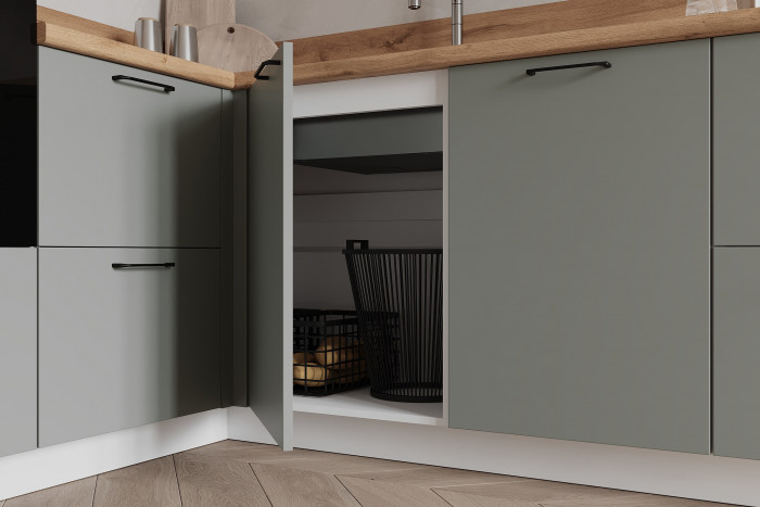 КГ Угловой 1500*2250 (без пм) Эмаль, Олива  Арника РМ в.4