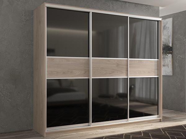 Шкаф-купе Кааппи 12 Кастелло Серый 180х45х230 см