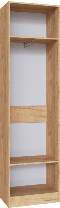 Прихожая Руэлла Шкаф платяной дуб крафт золотой/белый