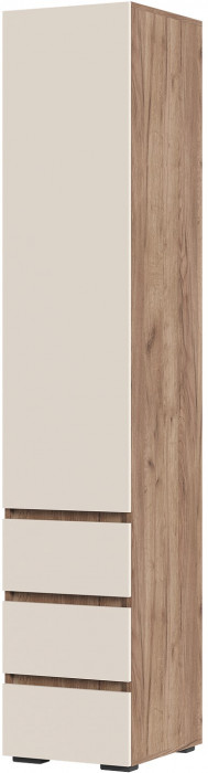 Хелен ПН 03 Пенал закрытый (0,400х2,100х0,460) кашемир/дуб крафт табачный