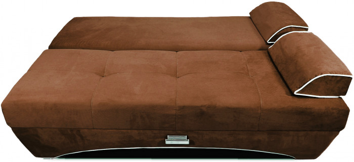 Диван-кровать раскладной еврокнижка прямой Валенсия велюр, цвет бежевый