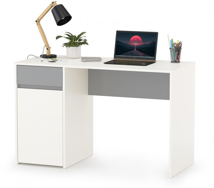 Торонто Компоновка № 10, белый шагрень/стальной серый