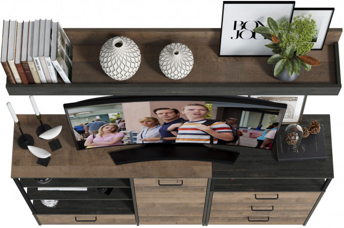 Трувор Гостиная 004, дуб гранж песочный/интра