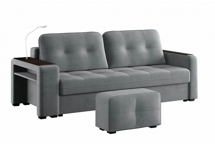 Диван Smart 4 пуф слева Б4-3Т-Б3 СК Вивальди 8