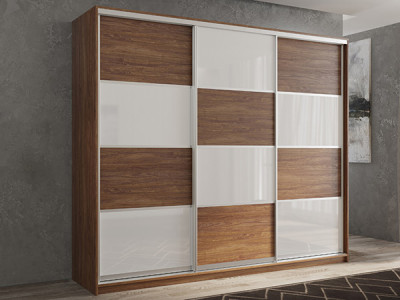 Шкаф-купе Кааппи 14 Морское Дерево Винтаж 180х60х230 см