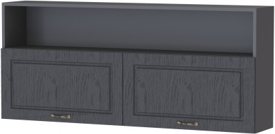 Шкаф навесной Апполия, Графит серый/Лунный кратер