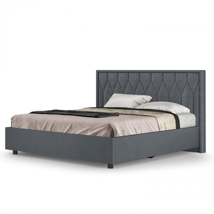 Кровать-10М с подъёмным основанием 1400 сталь