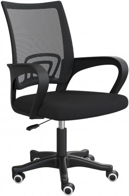 Кресло компьютерное Мебель--24 103, цвет чёрный, ШхГхВ 59х56х83-94 см., максимальная нагрузка 120 кг.