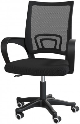 Кресло компьютерное Мебель--24 103, цвет чёрный, ШхГхВ 59х56х83-94 см., максимальная нагрузка 120 кг.