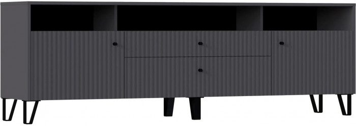 Оливия Тумба ТВ (Графит Софт, Графит)