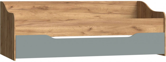 Челси Color Кровать выдвижная (Дуб крафт/Глиняный серый)