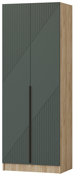 Шкаф Авис 0,8, Крафт золотой/Грин