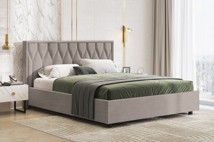 Кровать-10М с подъёмным основанием 1600 какао