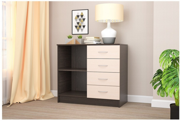 Модульная спальня Кэт-7 (композиция 5) (Венге / Белфорт)