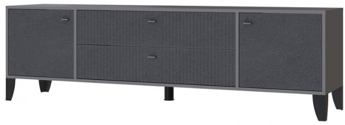 Тумба ТВ Парус-10 графит серый/гранит лофт