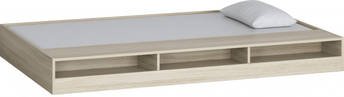 Двухъярусная кровать Гранада 1КВ (Дуб Айленд, Серый)