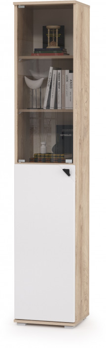 Бостон № 29, дуб эндгрейн элегантный/фасады МДФ милк рикамо софт