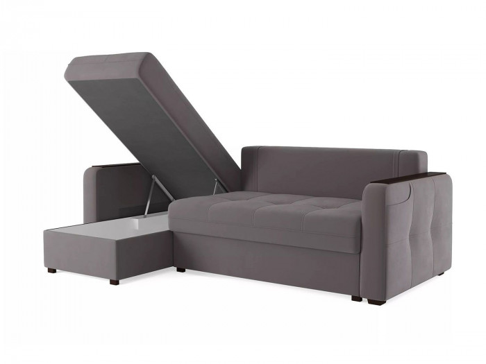 Диван угловой Smart 3 1Пф-2Т Велюр Velutto 19