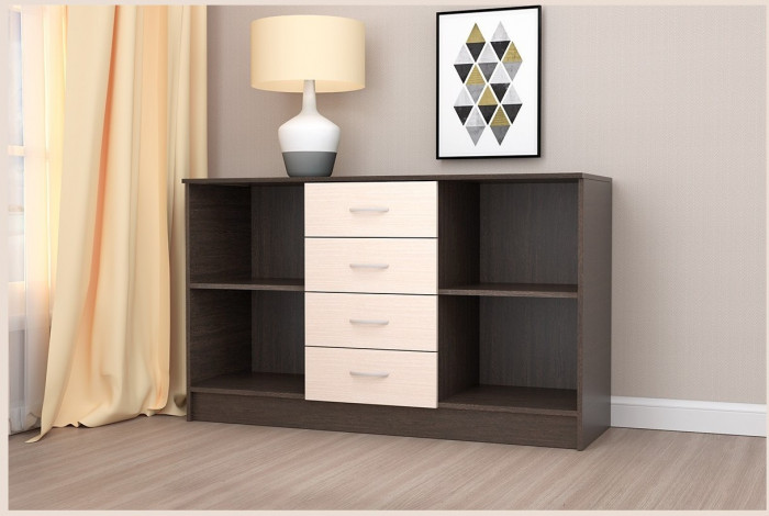 Модульная спальня Кэт-7 (композиция 7) (Венге / Белфорт)