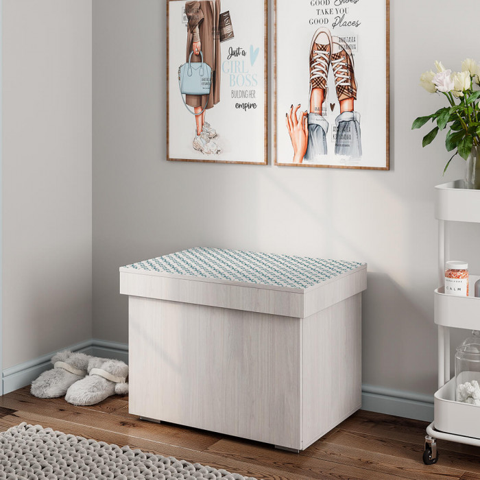 Сундук "Мебелони" ТБ-26 ясень белый