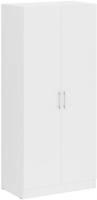 Кровать с ящиками 0900 + Шкаф 2-х створчатый Стандарт, цвет белый, ШхГхВ 93,5х203,5х70 + 90х52х200 см., сп.м. 900х2000 мм., б/м, основание есть