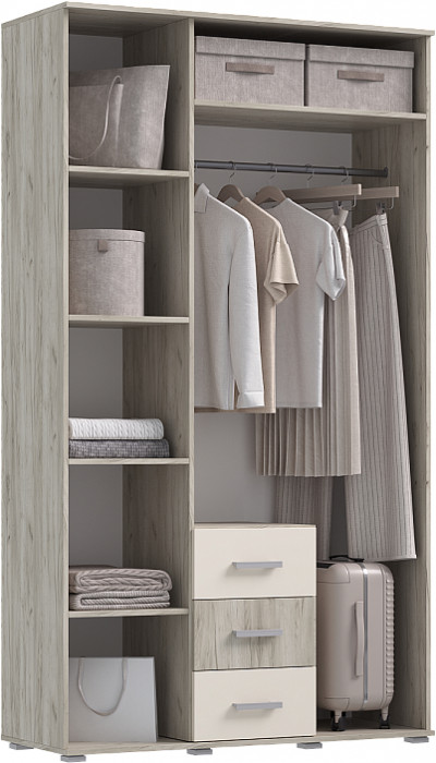 Модульная гостиная Белла, Крафт серый/Кашемир