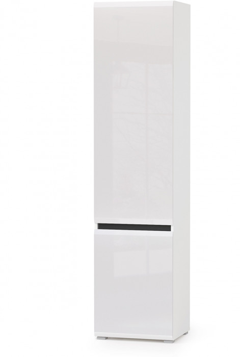 Сидней Комплектация № 007, корпус: белый/чёрный/фасады: МДФ белый глянец